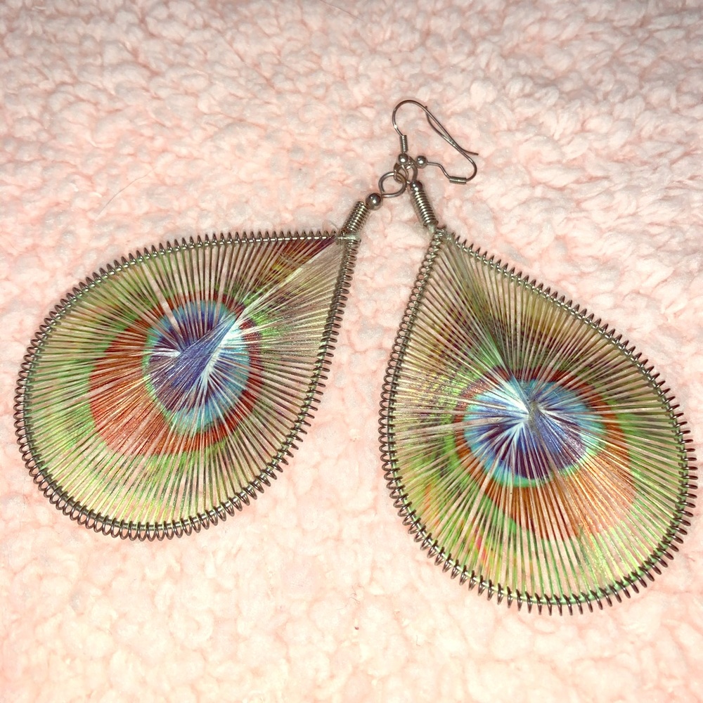 Vintage Peacock earrings